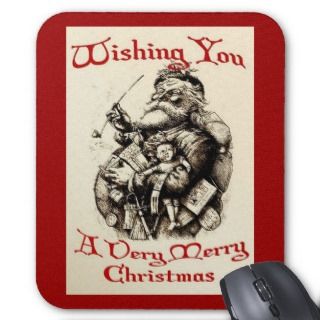 Wishing You A Very Merry Christmas Mouse Pad