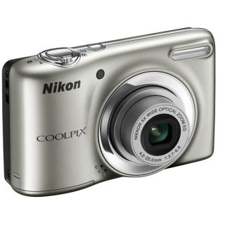 Nikon COOLPIX L25 10.1 MP Digitalkamera   Silber
