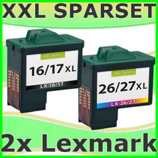 LEXMARK 17+27 TINTE PATRONEN X1180 X1185 X1190 X1250