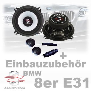 GROUND ZERO 130 mm KFZ Kompo Lautsprecher Auto Boxen für BMW 8er (E31