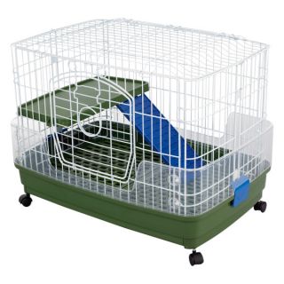 Ware Mfg 2 Level Medium Clean Living Small Pet Cage with Rolling Base   Cages, Habitats & Hutches   Small Pet