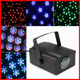 Discokugel Lasereffekt LED RGB Licht DJ Projektor USB SD Sound aktiv