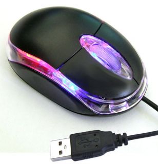 Optische USB Maus Mouse mit LED Beleuchtung laptop PC
