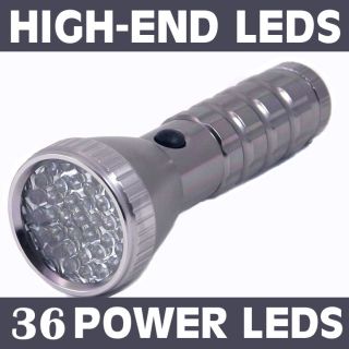 36 LEDs Taschenlampe Luxus Aluminium Outdoor LED Licht
