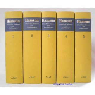 Sämtliche Romane und Erzählungen 5 Bde. Knut Hamsun