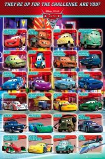 Poster Cars 2 profiles Autos Filmplakat Disney 61x91,5