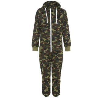Overall Camouflage Tarnmuster Schlangendruck Unisex Fleece Damen