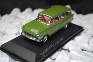 Minichamps Opel Rekord P1 Caravan 1958, green, LE 1/43