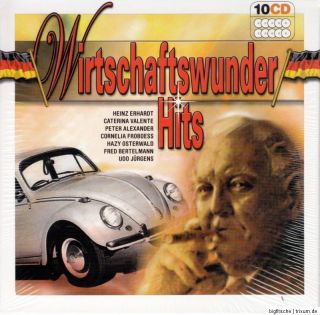 10 CD BOX   WIRTSCHAFTSWUNDER HITS (NEU&OVP) 8712155117848