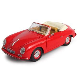 Porsche 356 A, Cabrio, Sammlermodell, 118, rot Spielzeug