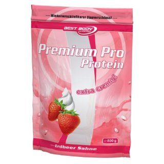 Best Body Nutrition Premium Pro Protein Erdbeer Sahne , 1er Pack (1 x
