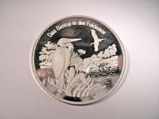 Medaille, Bundesgartenschau 1981 Kassel, 1000er Silber