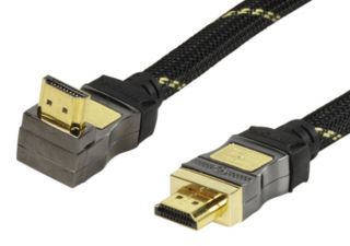 KÖNIG Highspeed HDMI Kabel + ETHERNET WINKEL 270° 1,5m