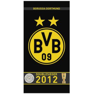 BVB 09 HANDTUCH Borussia DORTMUND DFB Pokal & Meisterschale 2012