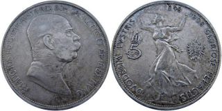 Österreich 5 Kronen 1908