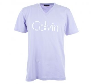 CK Collection V Neck T Shirt lilla (64.467099)