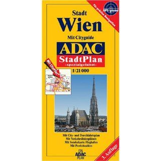 ADAC StadtPlan Wien 1  21 000. Spezialgefaltet Mit City  und