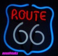US Route 66 Neon sign Neonleuchte Gifts signs Neonschild Leuchtreklame