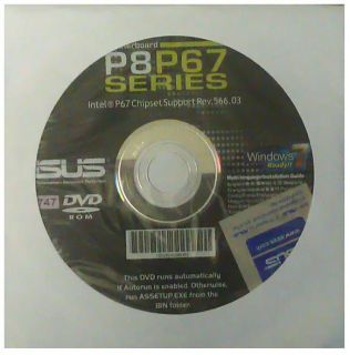 original Asus Mainboard Treiber CD DVD P8P67 EVO OVP NEU driver
