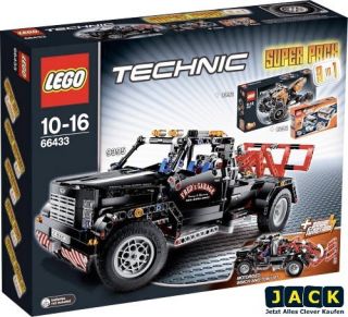 LEGO TECHNIC 66433 3in1 SUPER PACK ABSCHLEPPWAGEN QUAD P FUNCTION 9392