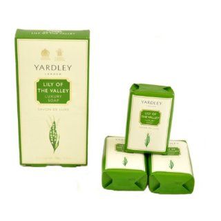 Yardley 104644 Lily of the Valley Seife, 3x100g Drogerie
