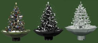 Weihnachtsbaum mit Schneefall   75cm Schneiender Tannenbaum Christbaum