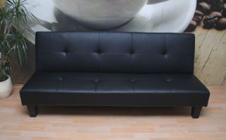 Dreisitzer Schlafsofa Sofa Couch braun, creme, schwarz