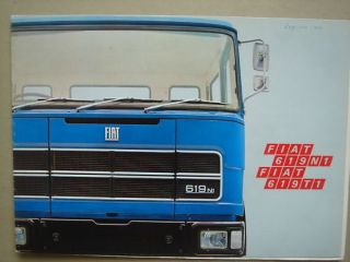 FIAT 619 N1 and 619 T1 brochure (Flamish) 1970/71.
