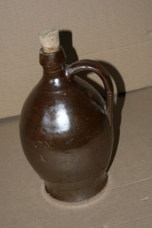 antike Essigflasche aus Ton um 1900 Essig Flasche Antik cfah74