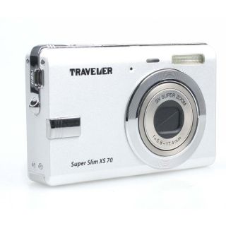 Traveler Super Slim XS 70 silber Digitalkamera 7MP 6cm (2,5) 3x