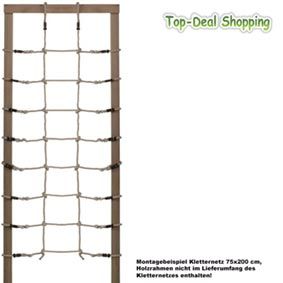 Kletternetz 75x200 cm, Knotennetz, Netz für Spielturm und
