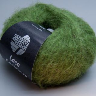Lana Grossa Lace Cashmere 010 lime peel 25g Wolle