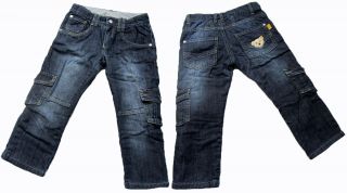 STEIFF® Jeans Cargo Style gefüttert Campus Gr. 104   116 H/W 12/13