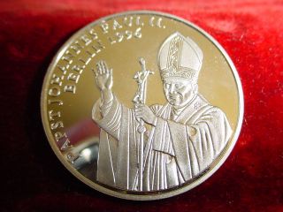 1010 RAR Vatikan Papst Johannes Paul II. Medaille Berlin 1996