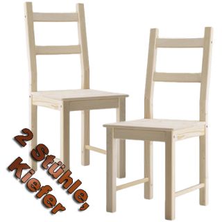 IKEA Stuhl Holzstuhl Stühle Küchenstuhl, Kiefer Massivholz, IVAR