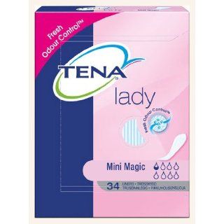 TENA Lady Mini Magic für sehr leichte Blasenschwäche, 34 Stück, 6er