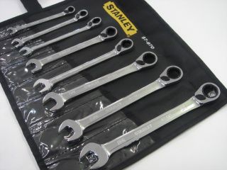 New Stanley Tools Reverse Ratcheting Wrench Set 87 870