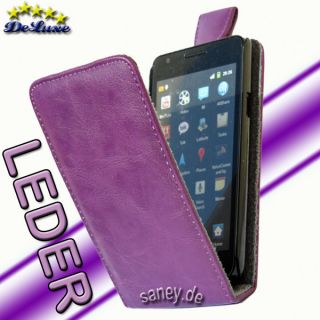 Leder/Tasche Samsung i9100 Galaxy S2/Flip/Etui/Case 26