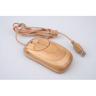 Bambus Maus hell   Computermaus aus Holz: Computer