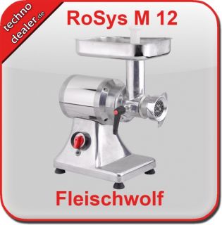 Fleischwolf Rosys M 12 mit Vorwärts Rückwärtsschalter