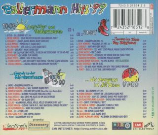Ballermann Hits 99 1999   doppel CD   guter Zustand