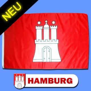 FAHNE HAMBURG FLAGGE 90 x 150 cm NEU 90x150