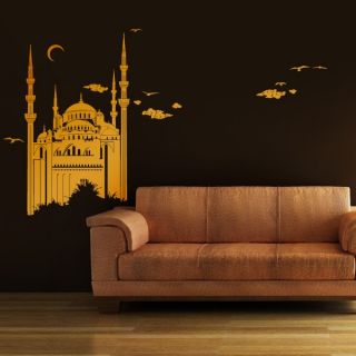 Blaue Moschee   Wandsticker wandtattoo Islam Istanbul Deko Wandtatto
