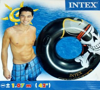Intex XXL Schwimmreifen 107cm Neu Pirates Schwimmring Reifen Piraten