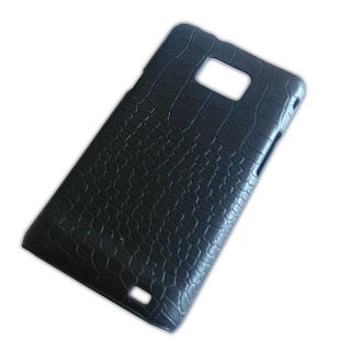 Samsung Galaxy S2 i9100 Kroko Design Luxus Hard Case Tasche Cover