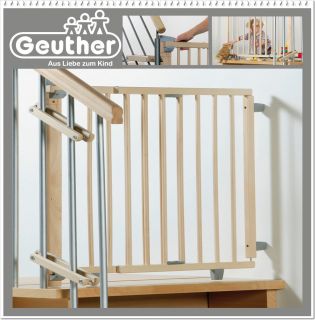 Geuther Schwenk Treppenschutzgitter 2735 natur 99,5 140 cm NEU