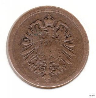 Pfennig Deutsches Reich Kaiserreich 1887 D Jaeger 1