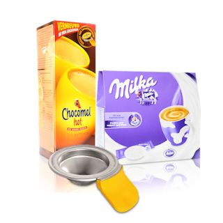 Senseo Kakao Genuss Set fuer Cappuccino Select Milka Pads Chocomel Hot