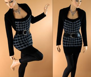 Long Pullover in Bolero Optik mit gratis Gürtel* im aktuellen Design