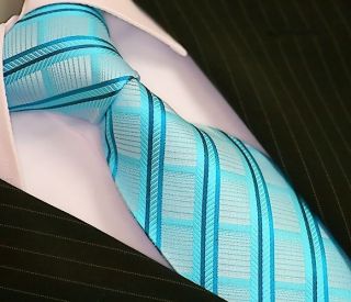 LUXE KRAWATTE SEIDE Slips Corbata Cravatte Dassen Cravate 114 türkis